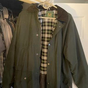 Green wax field jacket